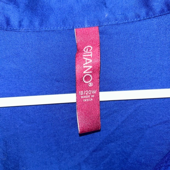 Gitano Royal Blue Upcycled Duster - Picture 4 of 5